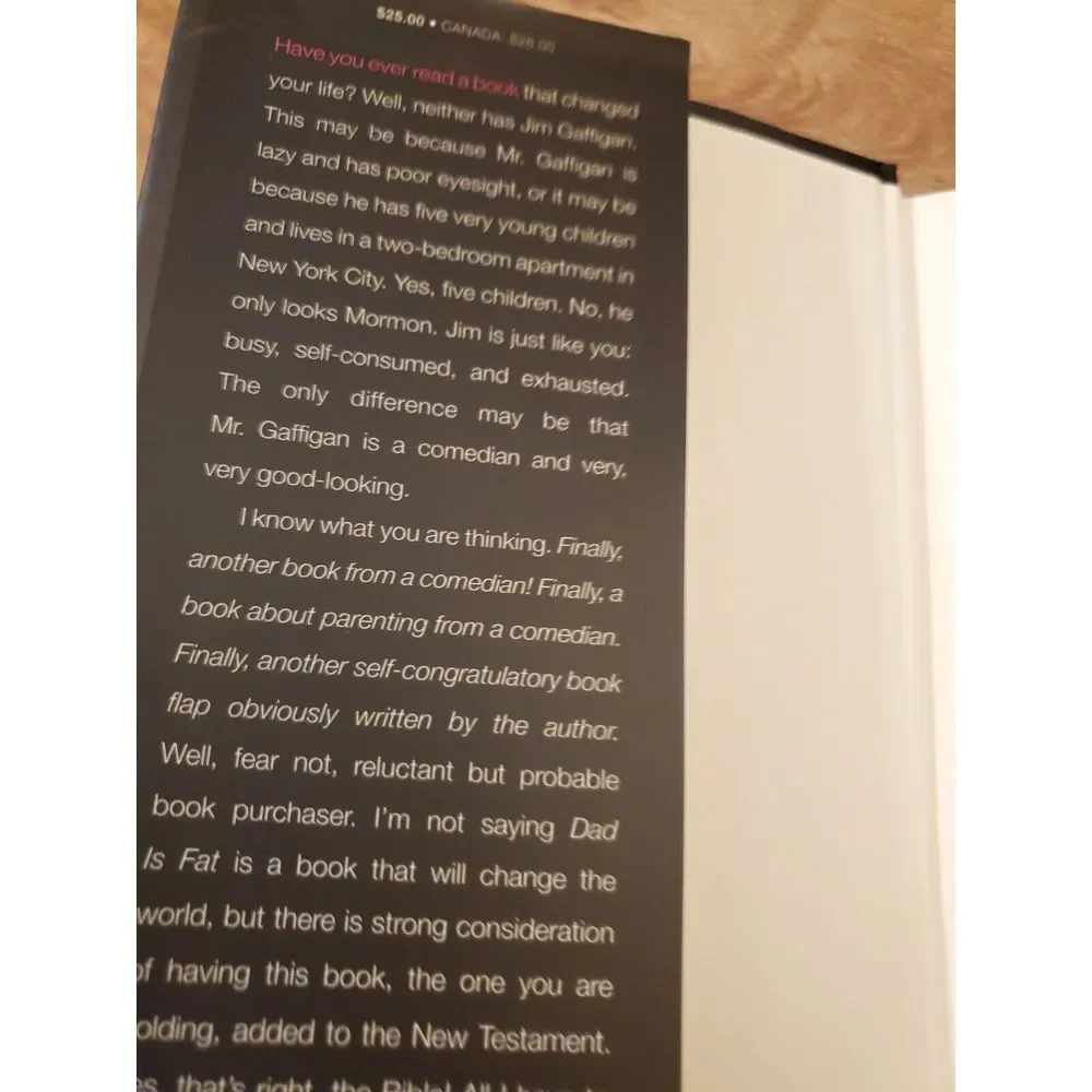 Jim Gaffigan Dad is Fat‎ Comedy Book Hardcover